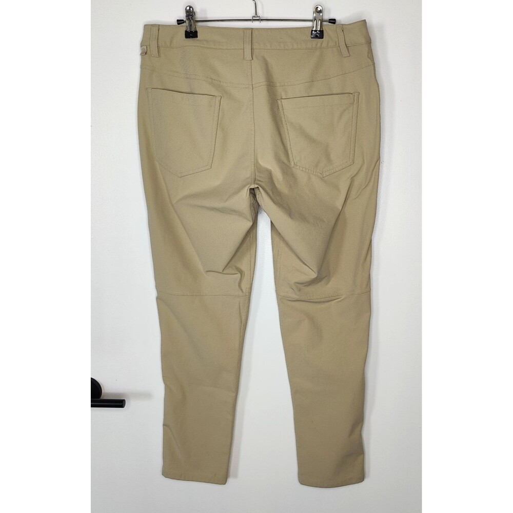 Lululemon ABC Slim-Fit 5 Pocket Pant Warpstreme Mens 32x28 Beige LM5AD8S - Picture 3 of 6